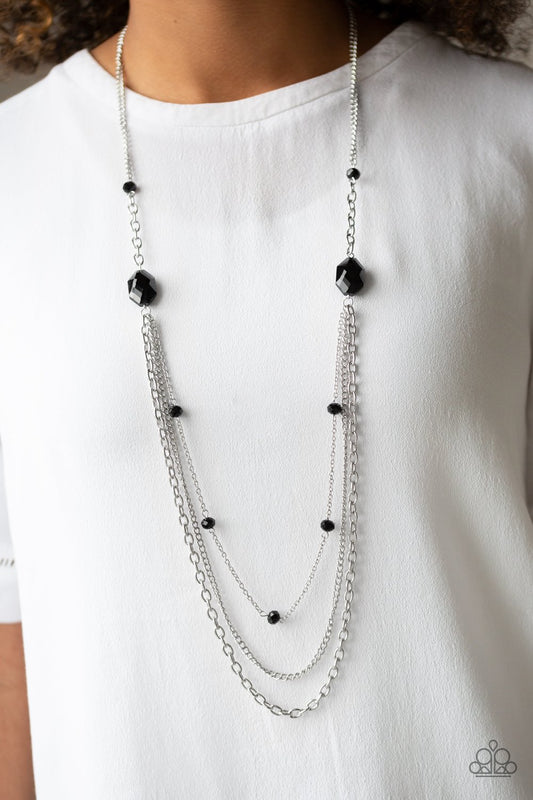Dare to Dazzle Black Necklace - Daria's Blings N Things