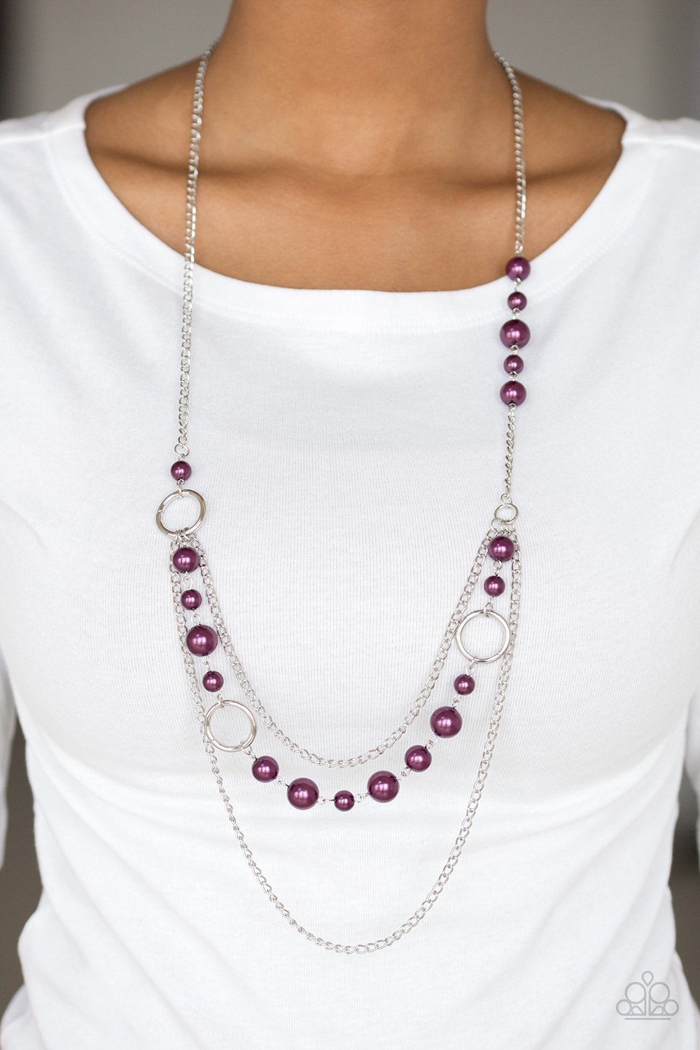 Party Dress Princess Purple Necklace - Daria's Blings N Things