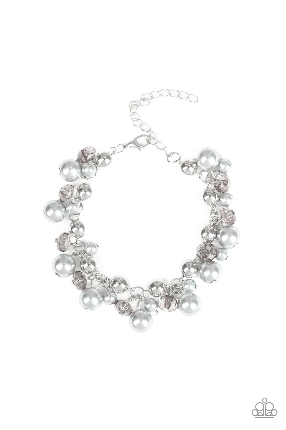 Kensington Kiss Silver Bracelet Paparazzi