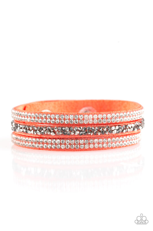 Mega Glam Orange Bracelet