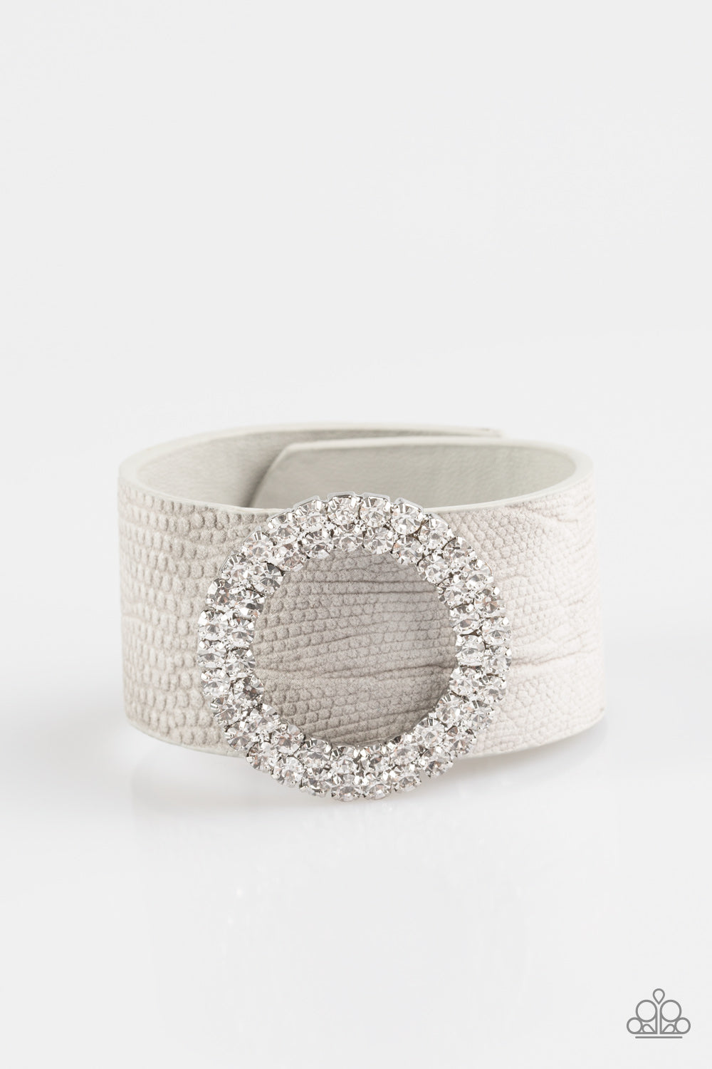 Ring In The Bling White Bracelet Paparazzi