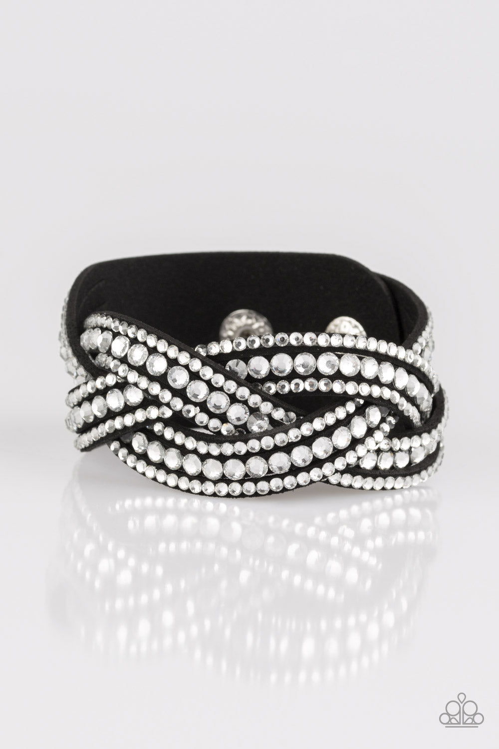 Bring On The Bling Black Bracelet - Daria's Blings N Things
