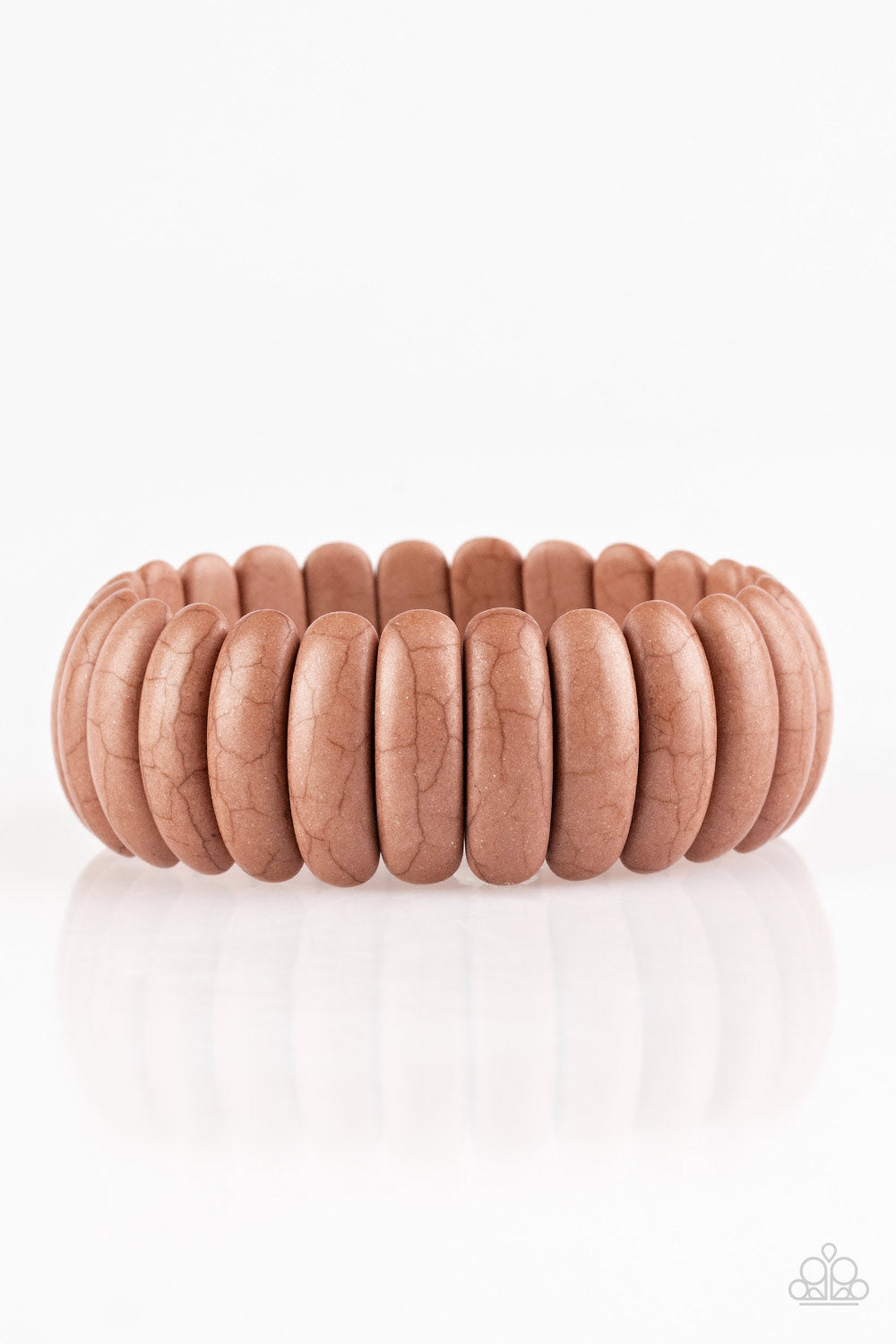 Peacefully Primal Brown
Bracelet Paparazzi
