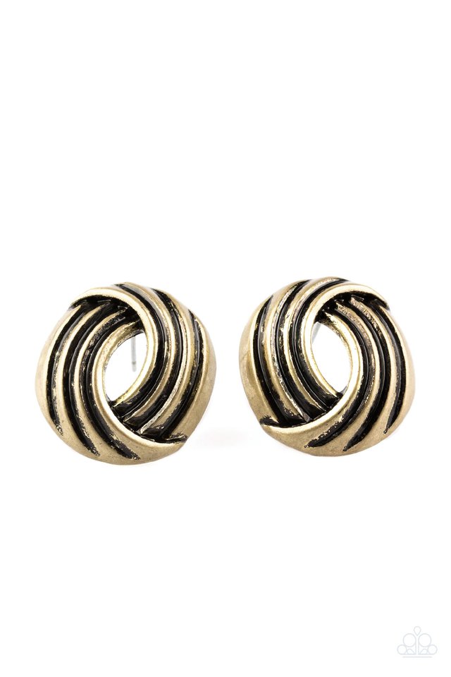 Rare Refinement Brass
Post Earrings - Daria's Blings N Things