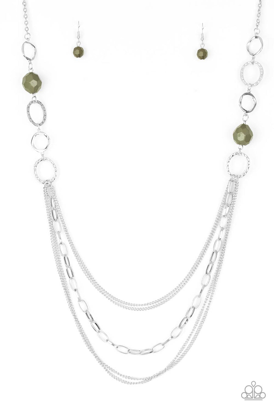 Margarita Masquerades Green Necklace Paparazzi
