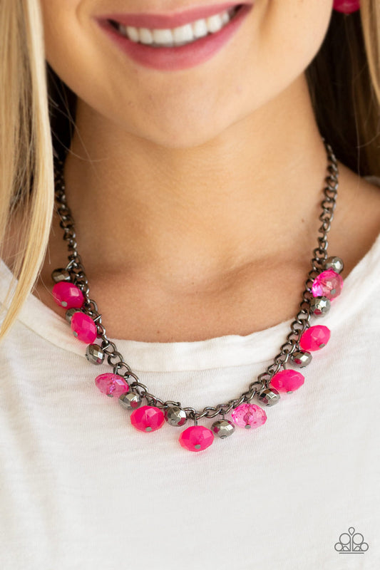 Runway Rebel Pink Necklace Paparazzi