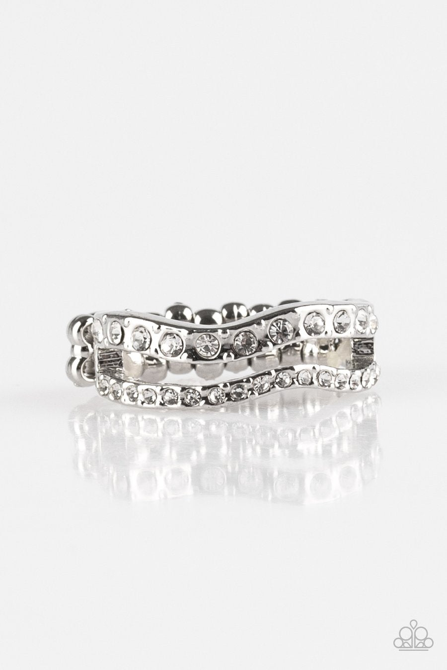 Elite Squad White Ring Paparazzi