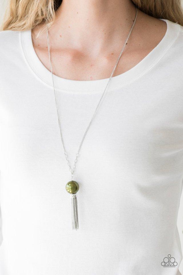 Belle Of The BALLROOM Green Necklace - Daria's Blings N Things