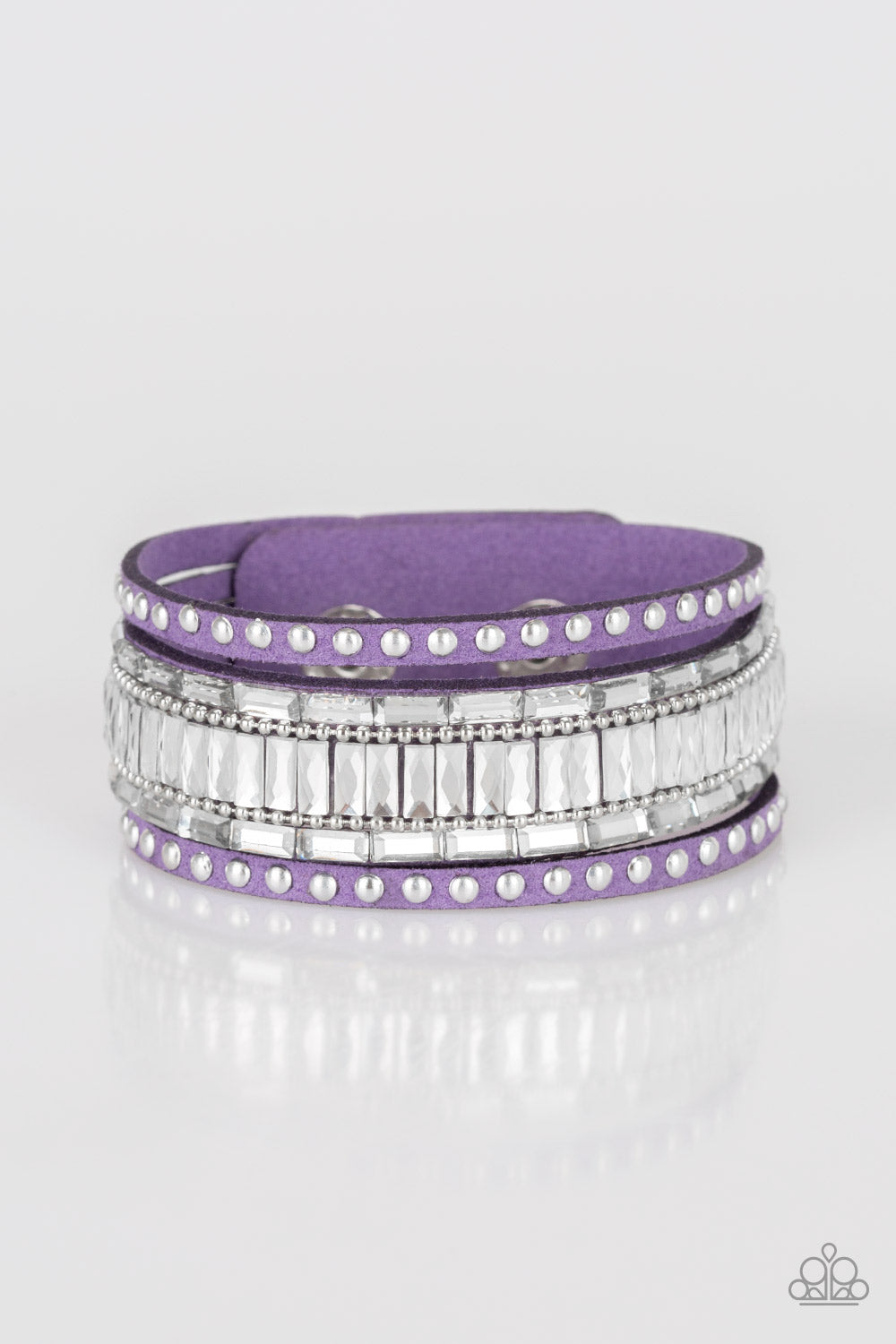 Rock Star Rocker Purple Bracelet Paparazzi