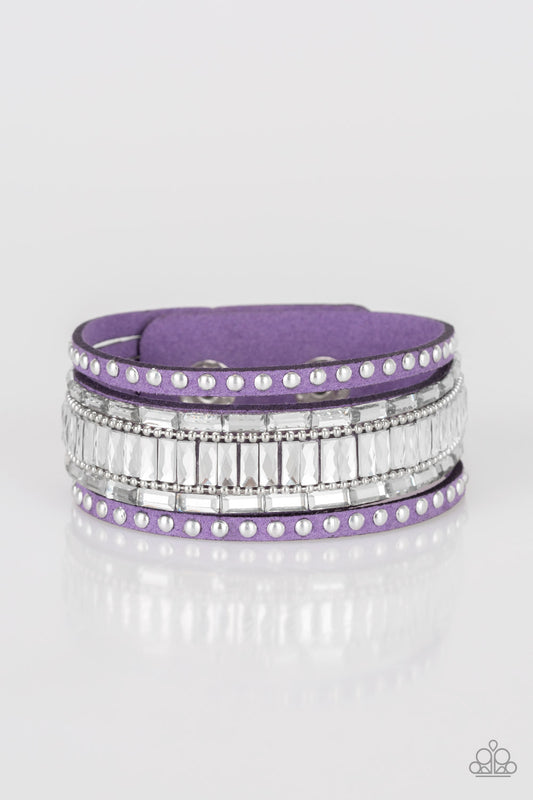 Rock Star Rocker Purple Bracelet