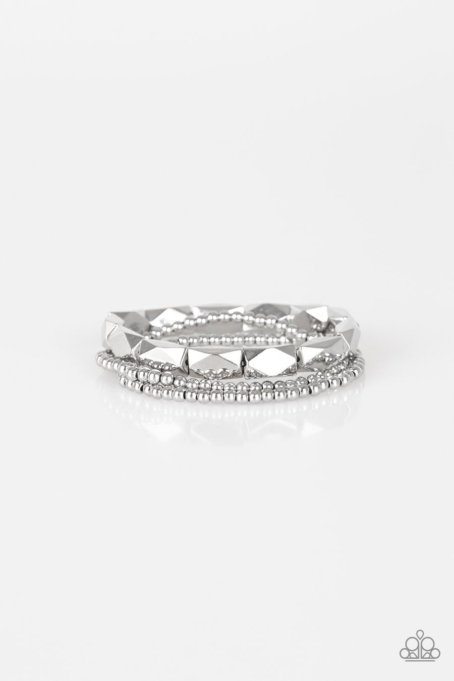 Metal Movement Silver Bracelet - Daria's Blings N Things
