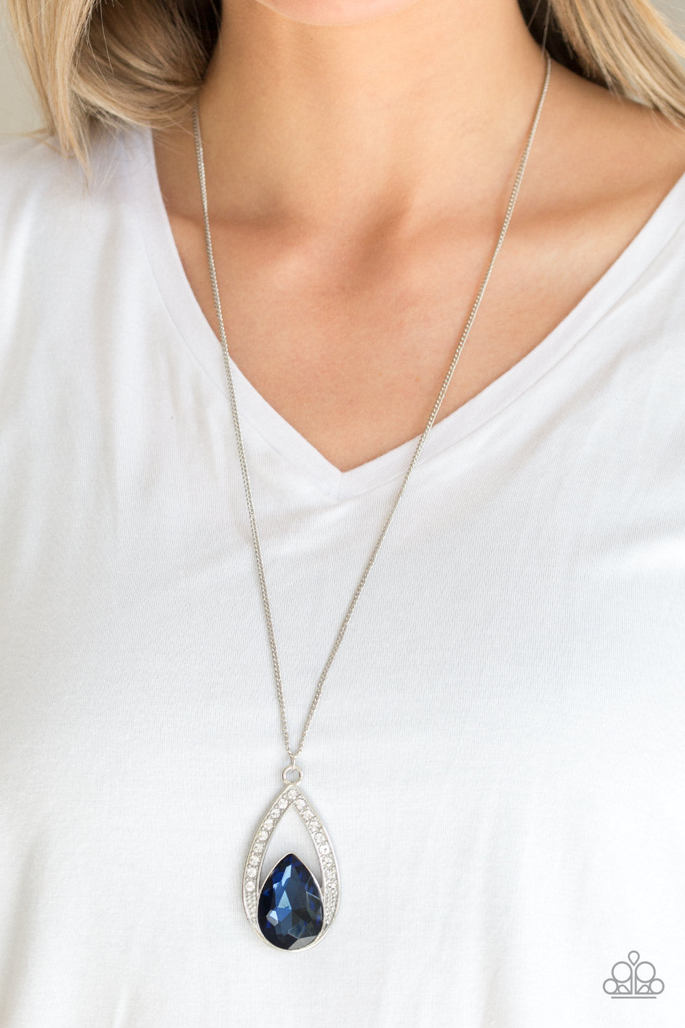 Notorious Noble Blue Necklace