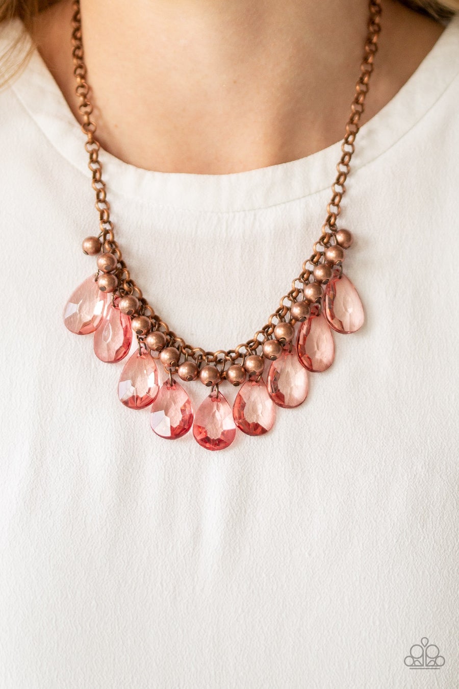 Fashionista Flair Copper Necklace Paparazzi
