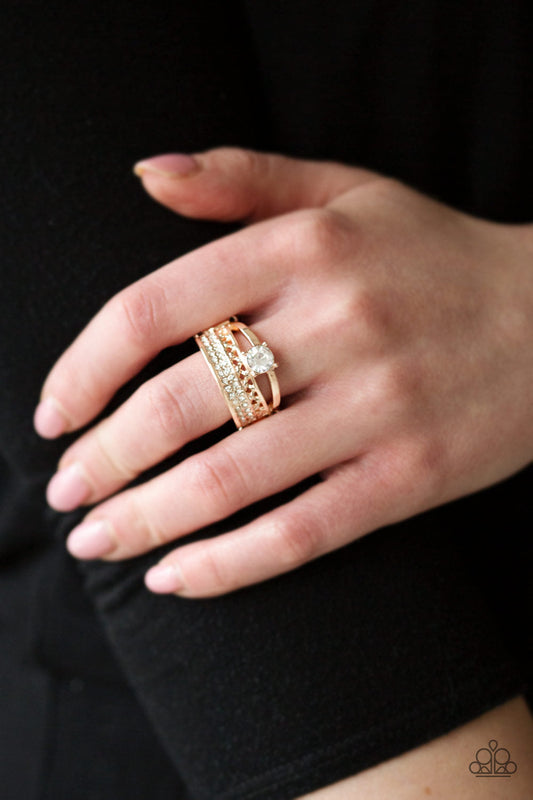 The Overachiever Rose Gold Ring