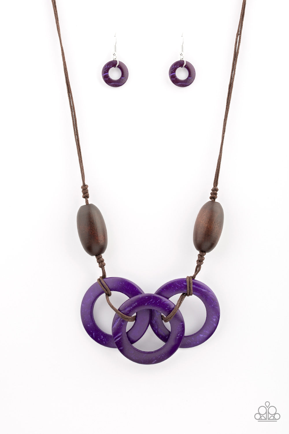 Bahama Drama Purple Necklace - Daria's Blings N Things
