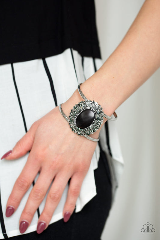 Extra EMPRESS-ive Black Cuff Bracelet - Daria's Blings N Things