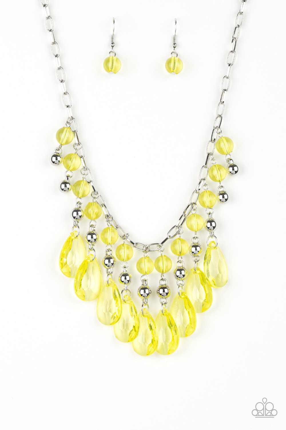 Beauty School Drop Out Yellow Necklace - Daria's Blings N Things