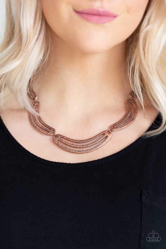 Palm Springs Pharaoh Copper Necklace - Daria's Blings N Things