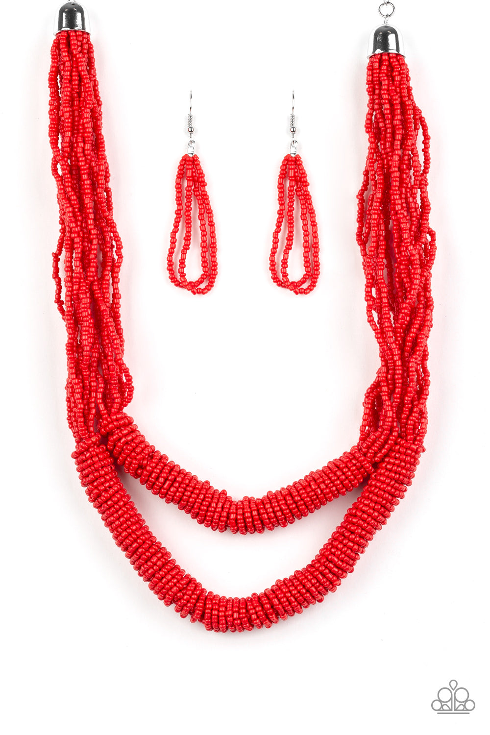 Right As Rainforest Red Necklace