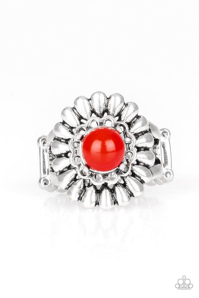 Poppy Pep Red Ring - Daria's Blings N Things