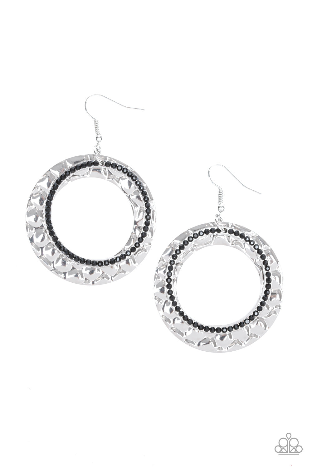 Cinematic Shimmer Black Earrings - Daria's Blings N Things