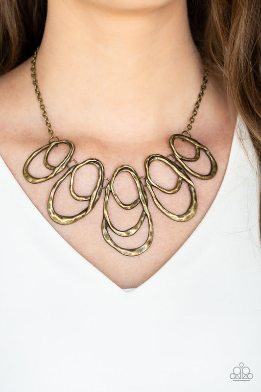 Terra Storm Brass
Necklace Paparazzi