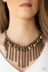 Industrial Intensity Brass Necklace - Daria's Blings N Things