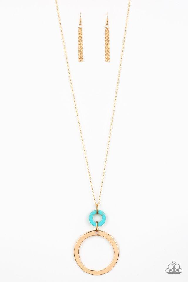 Optical Illusion Gold
Necklace - Daria's Blings N Things