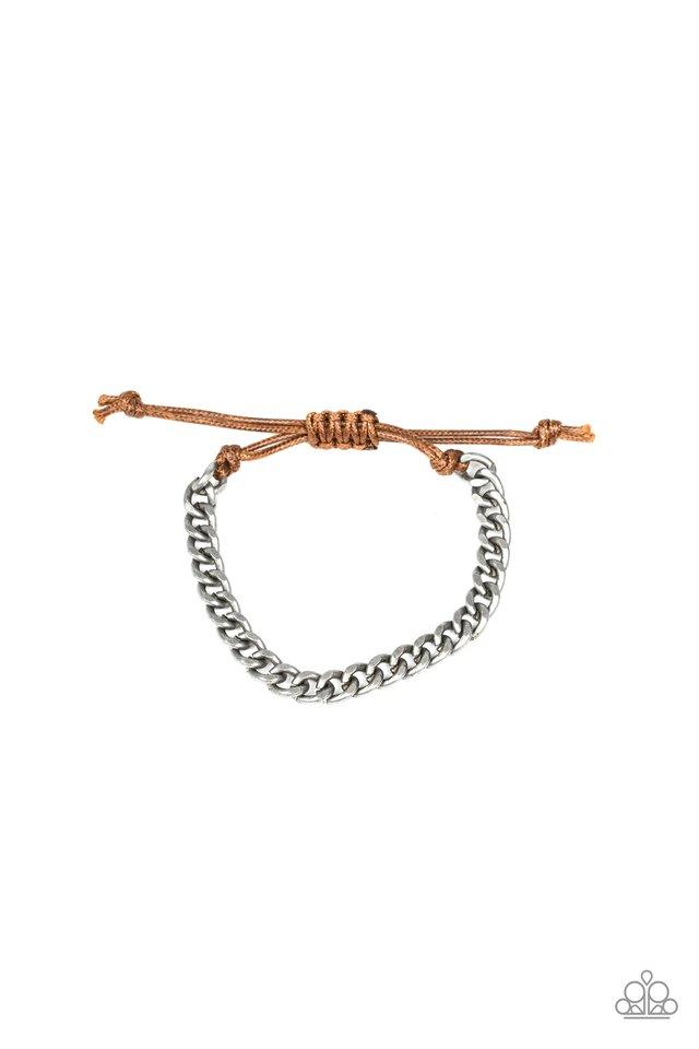 Tiebreaker Silver Urban Bracelet Paparazzi