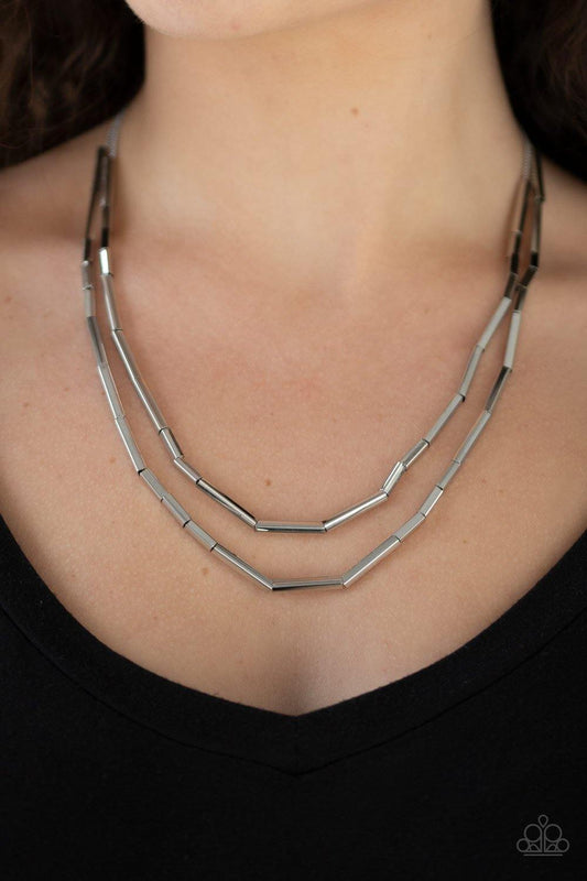 A Pipe Dream Silver Necklace - Daria's Blings N Things