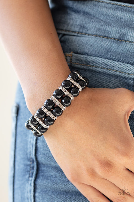 Glowing Glam Black Bracelet - Daria's Blings N Things