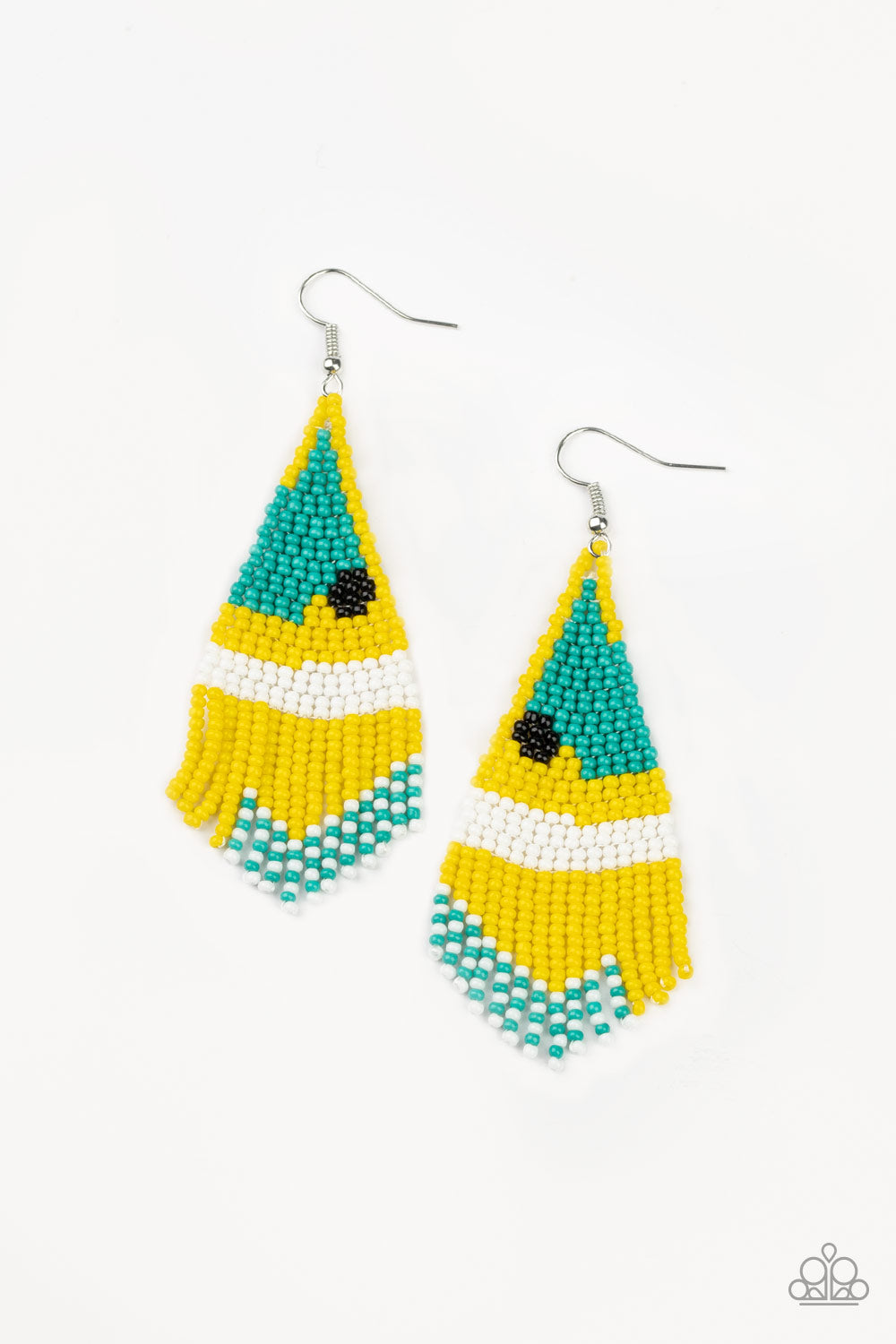 Brightly Beaded Yellow
Earrings - Daria's Blings N Things