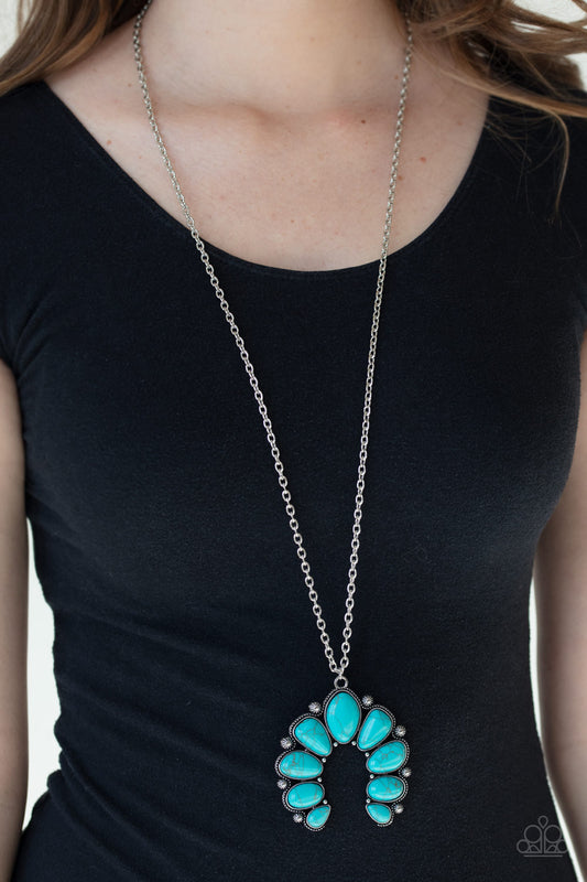 Stone Monument Blue Necklace