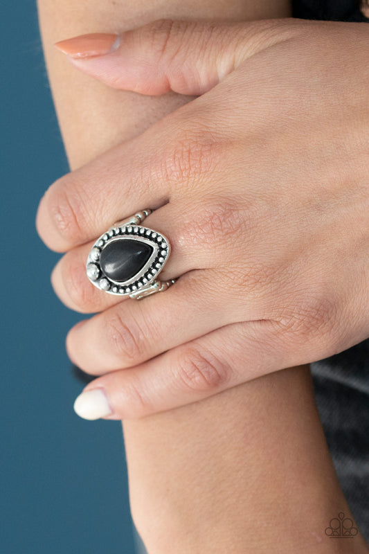 Backroad Bauble Black Ring - Daria's Blings N Things