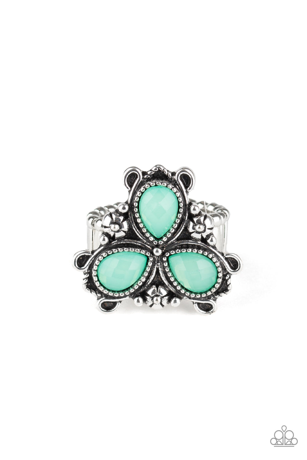 Ambrosia Garden Green Ring - Daria's Blings N Things