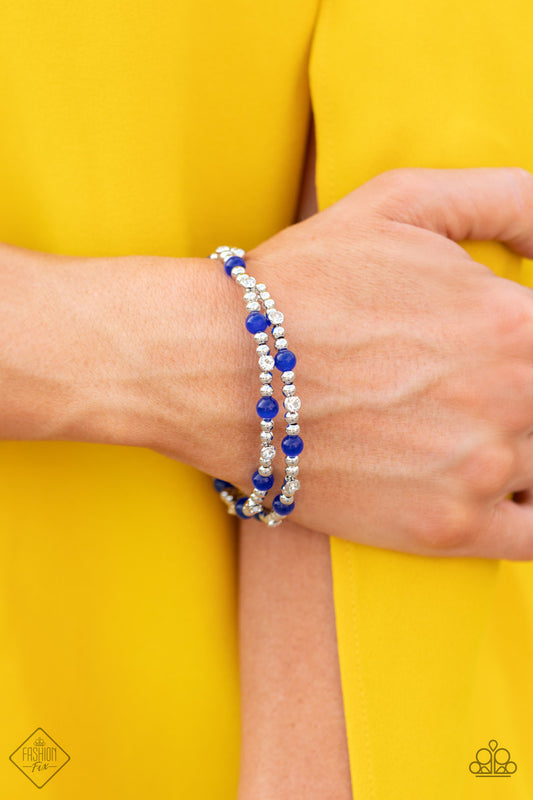 Ethereally Entangled Blue Bracelet - Daria's Blings N Things