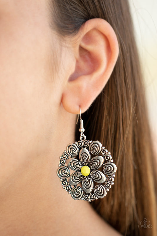 Grove Groove Yellow Earrings - Daria's Blings N Things