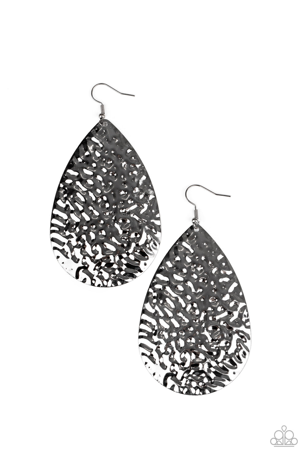 Metallic Mirrors Black
Earrings Paparazzi