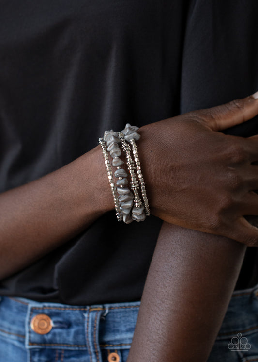 Rockin Renegade Silver Bracelet - Daria's Blings N Things