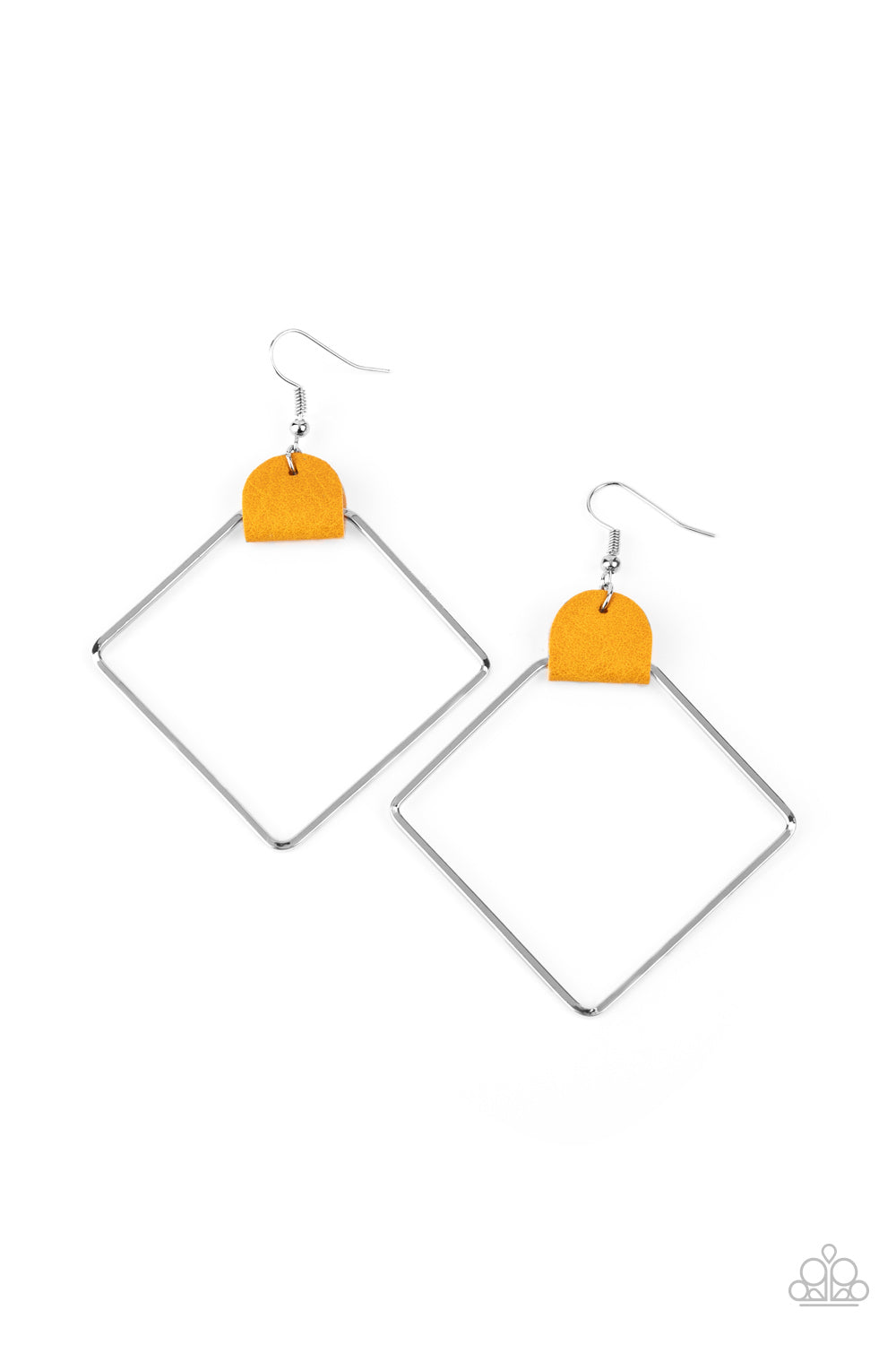Friends of a LEATHER Yellow
Earrings - Daria's Blings N Things