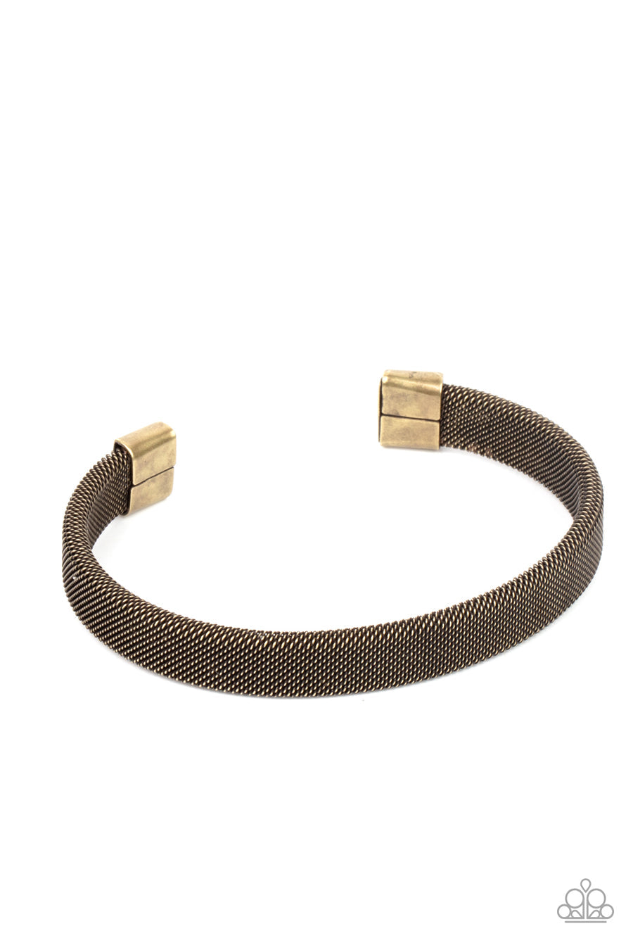 Quit MESHing Around Brass Urban Bracelet Paparazzi