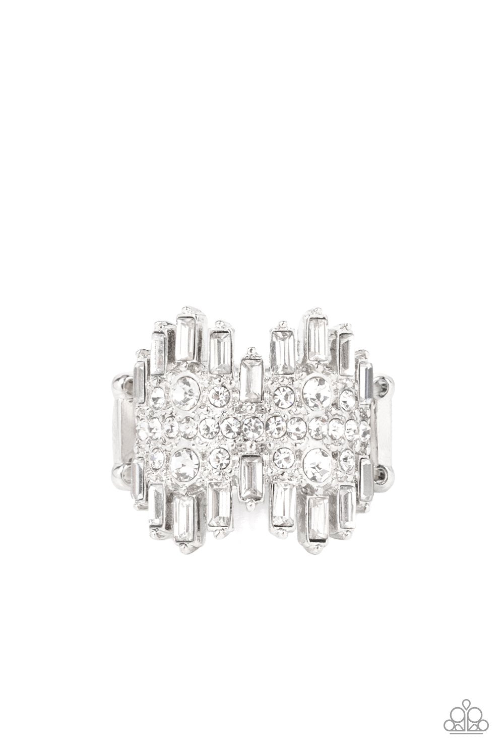 Urban Empire White Ring Paparazzi