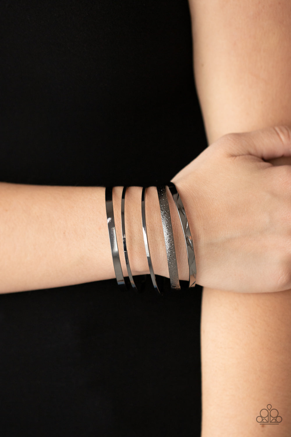 Stackable Style Black
Bracelets Paparazzi