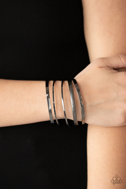Stackable Style Black
Bracelets Paparazzi