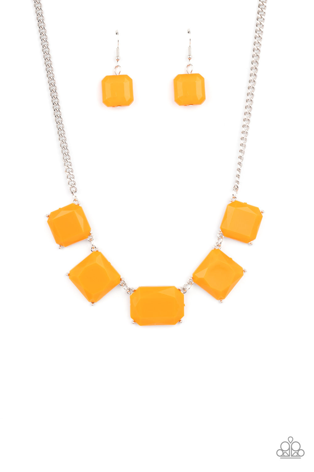 Instant Mood Booster Orange Necklace Paparazzi