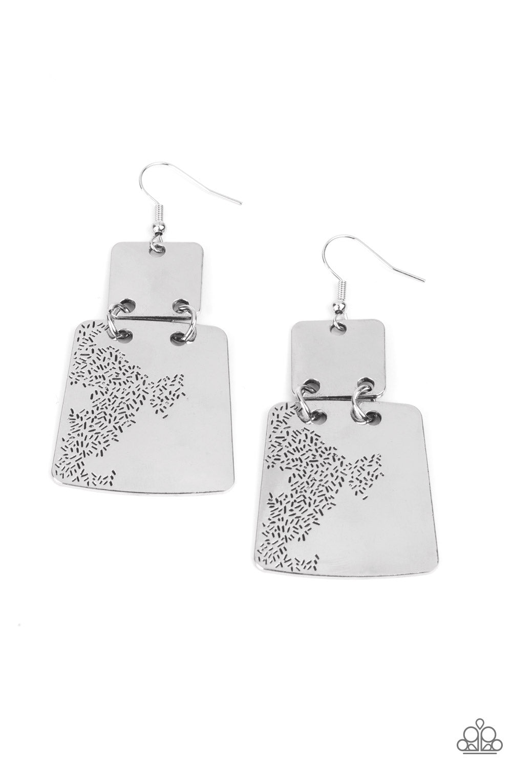 Tagging Along Silver Earrings - Daria's Blings N Things
