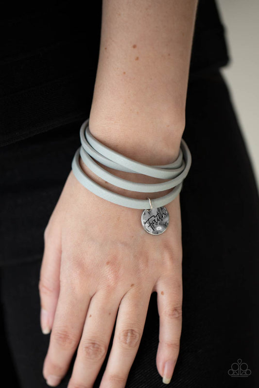 Wonderfully Worded Silver
Bracelet Paparazzi