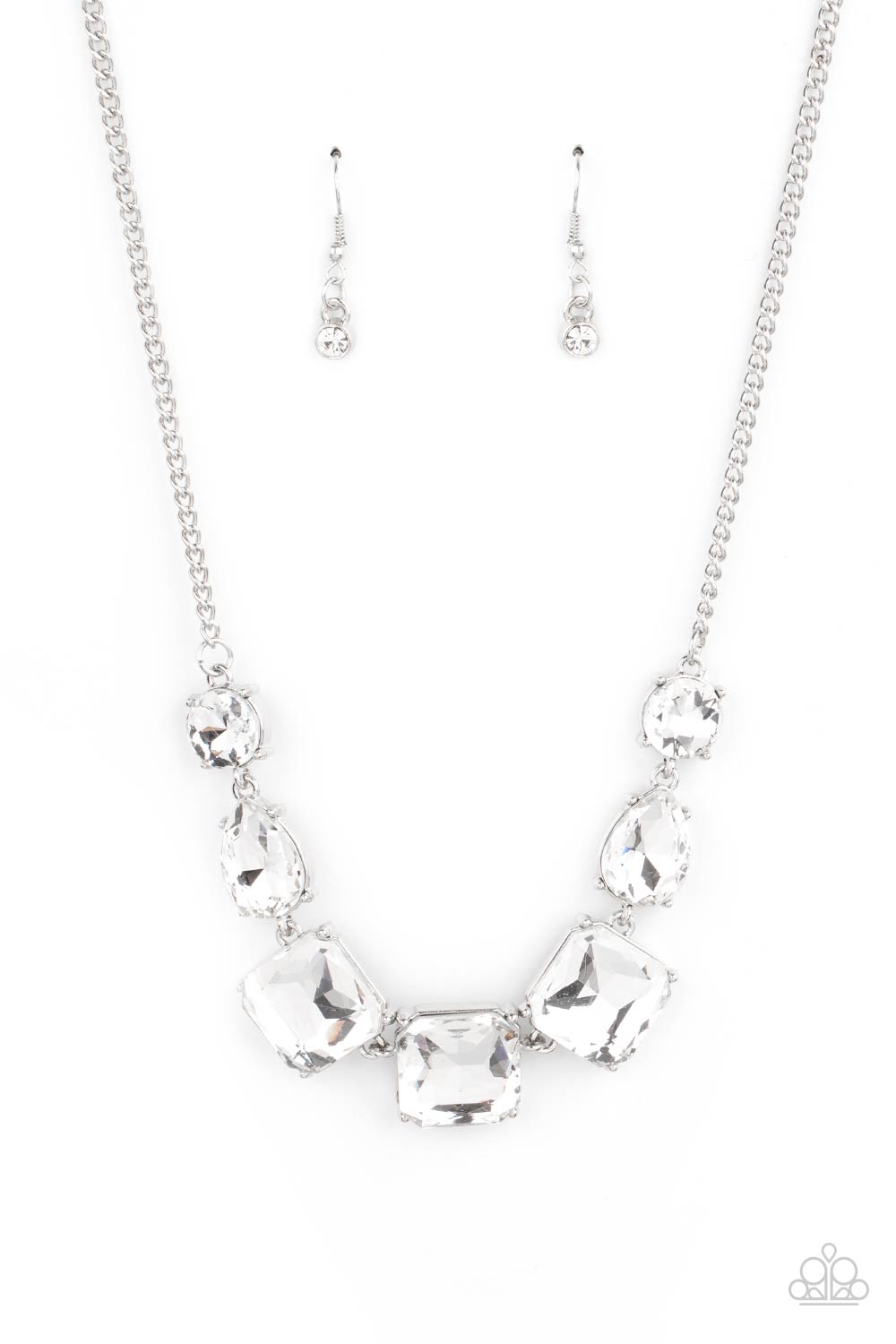 Unfiltered Confidence White Necklace Paparazzi