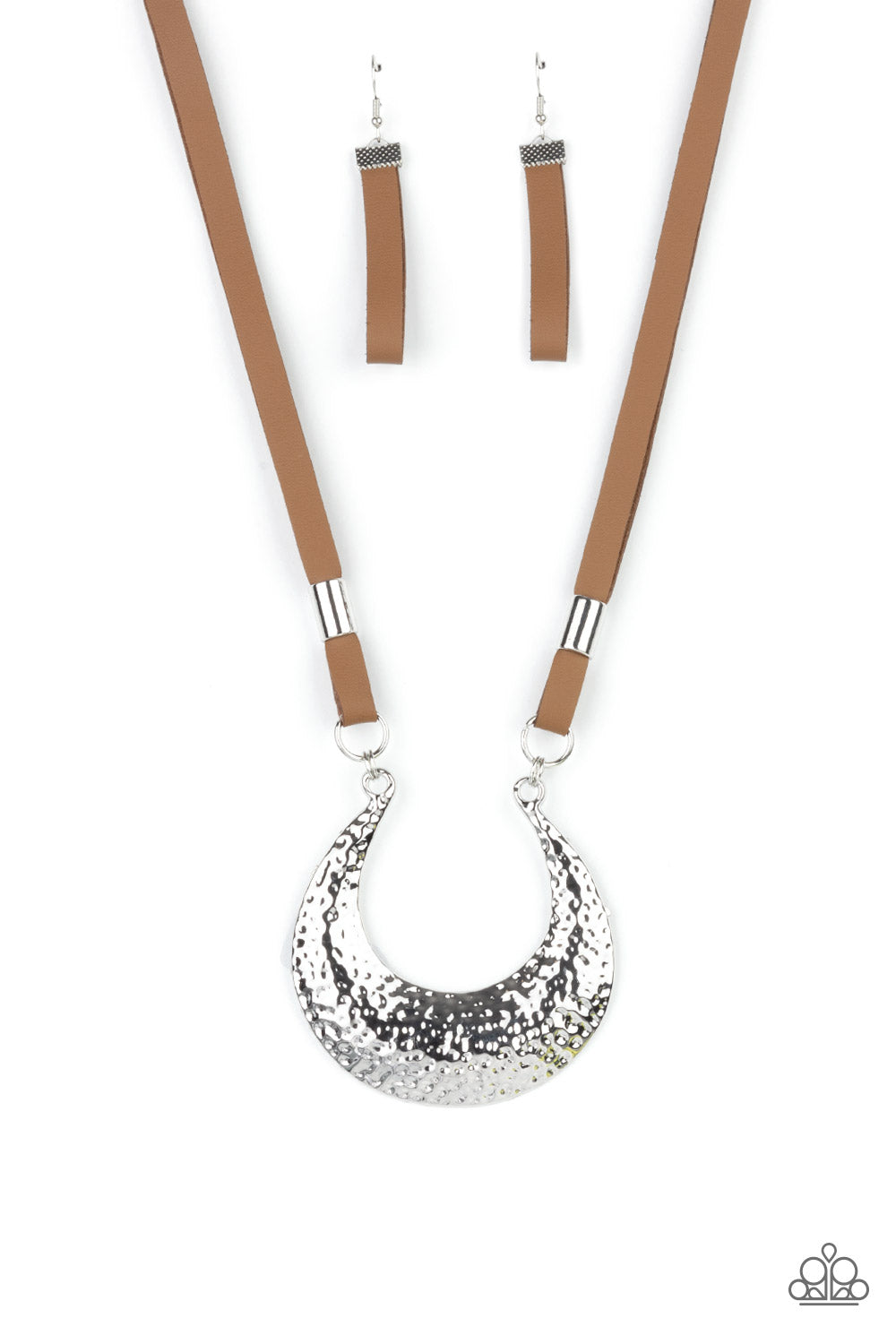 Majorly Moonstruck Brown Necklace