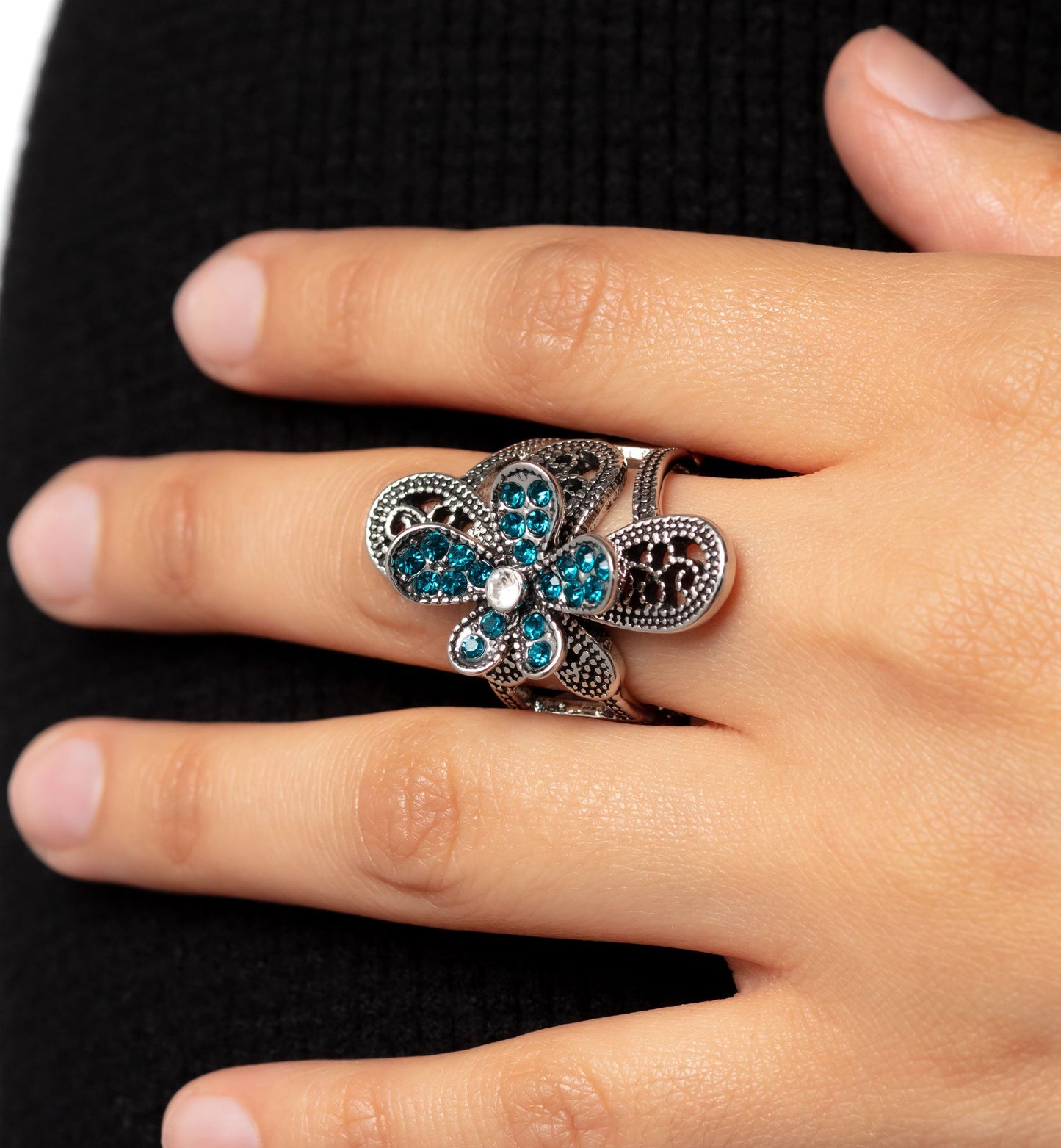 Garden Escapade Blue Ring